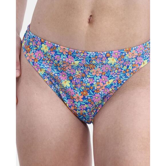 NEW No Boundaries Floral Bikini Swim Bikini Bottoms sz XXL (20) Cheeky High Leg - Picture 2 of 3